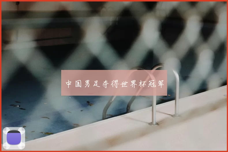 中国男足夺得世界杯冠军