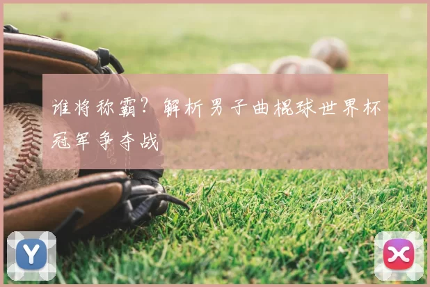 谁将称霸?解析男子曲棍球世界杯冠军争夺战